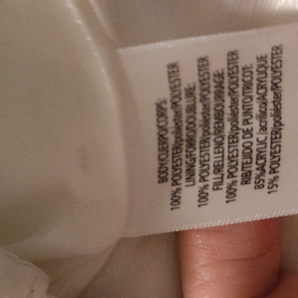 Calvin Klein TAG Puffer Vest, Women Ivory, Hood,Gold ZipUP+Pckts,Collar, XL - Picture 15 of 16